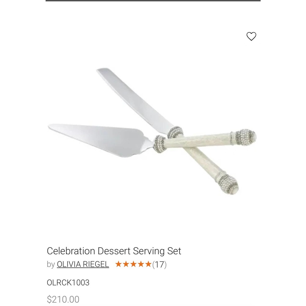 Olivia Riegel Dessert Serving Set